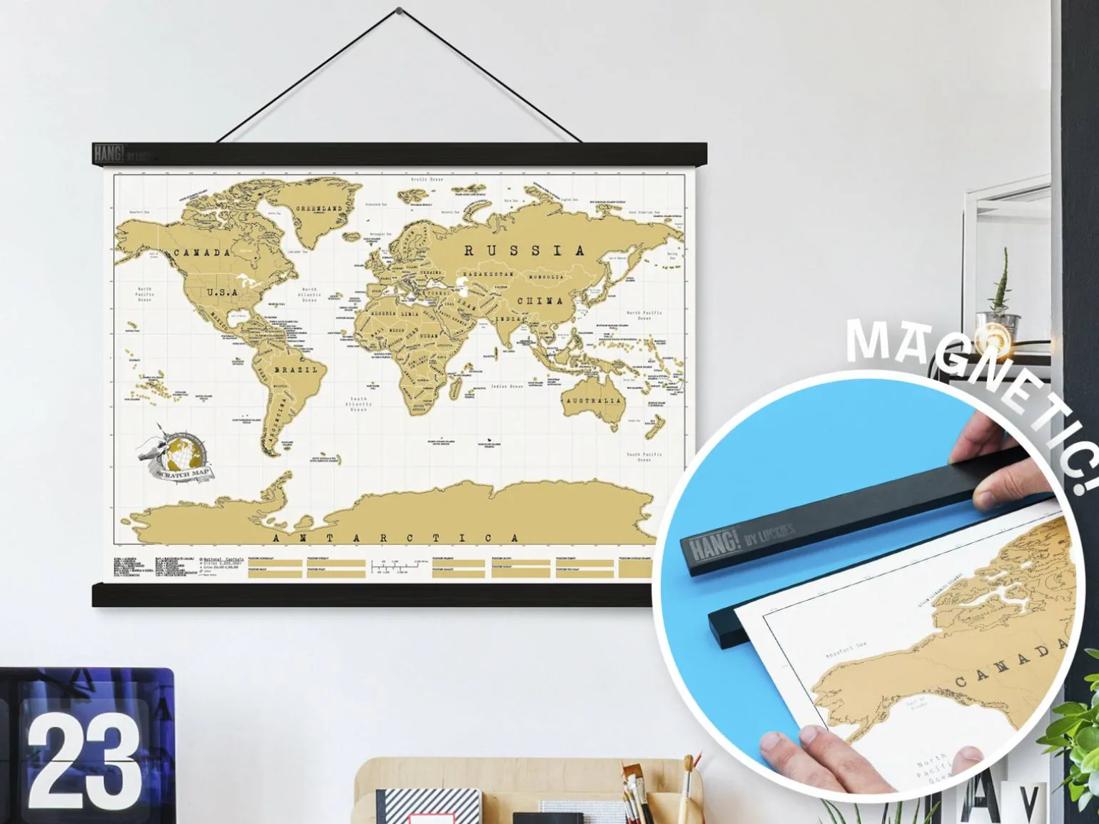 Scratch Map Original Deluxe