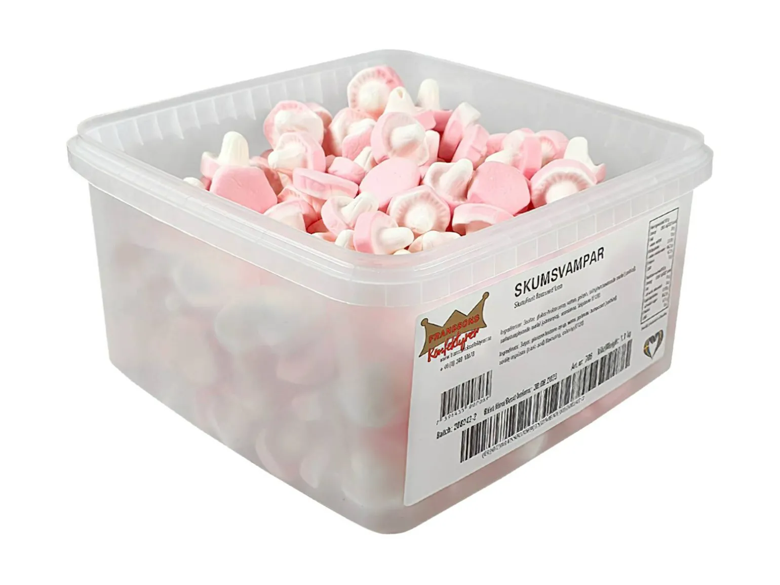 Skumkantareller Bland-selv slik i kasser 0,9 kg