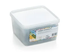 S-märke Supersalt Bland-selv slik i kasser 2 kg