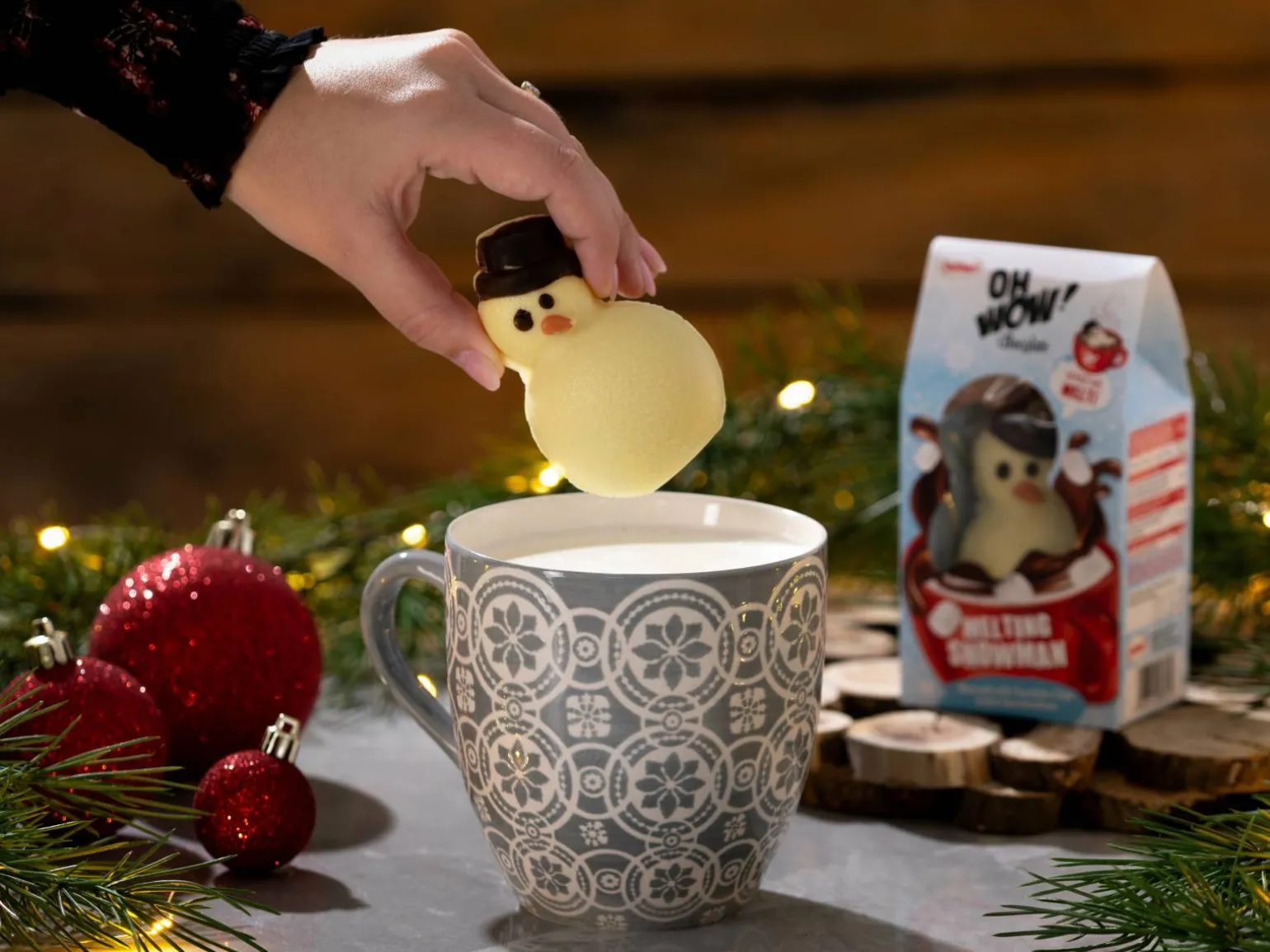 Snemand til Varm Chokolade