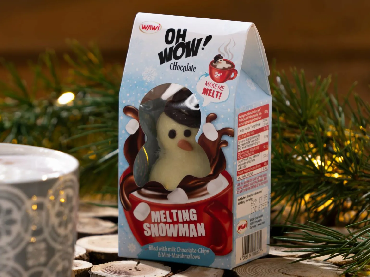 Snemand til Varm Chokolade