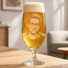 Spiegelau ølglas med gravering - Eget foto