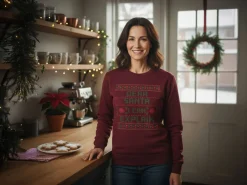 Sweatshirt med Egen Tekst - Julemotiv