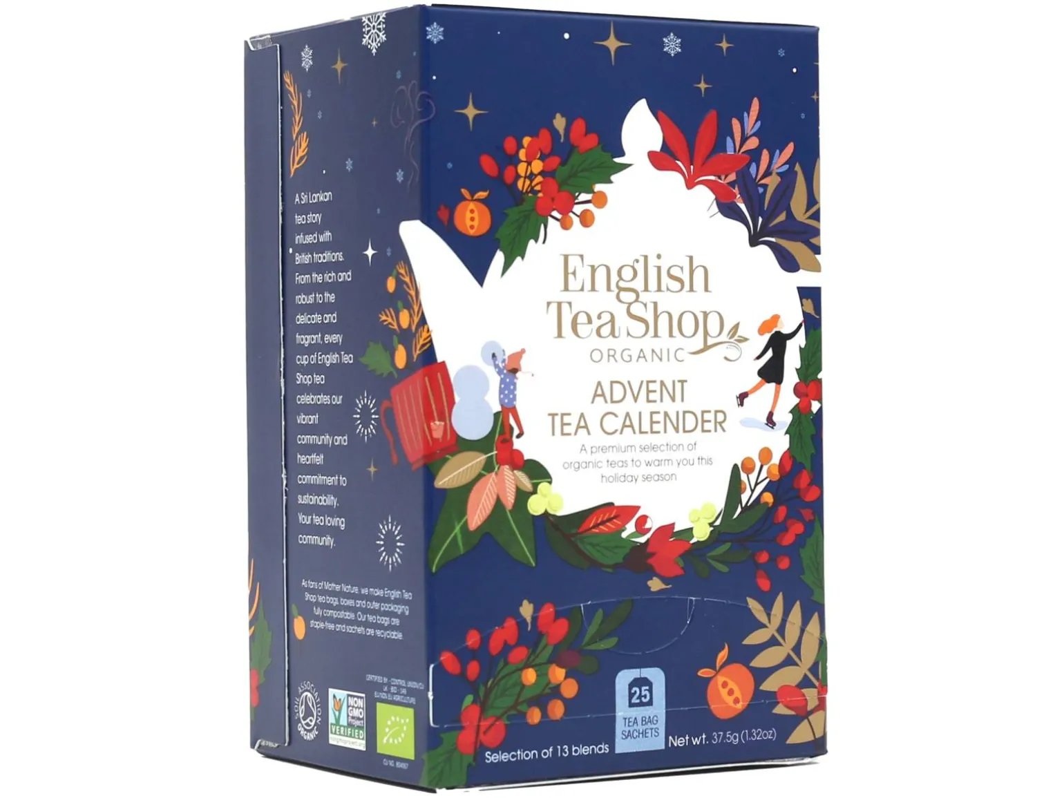 Tekalender Blå Ask - English Tea Shop