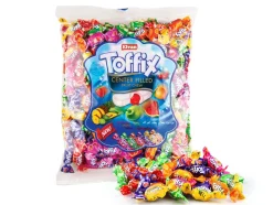 Toffix Frugtkola Bland-selv slik i kasser 800 gram