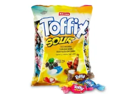 Toffix Sour Bland-selv slik i kasser 800 gram