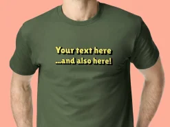T-shirt med Egen tekst