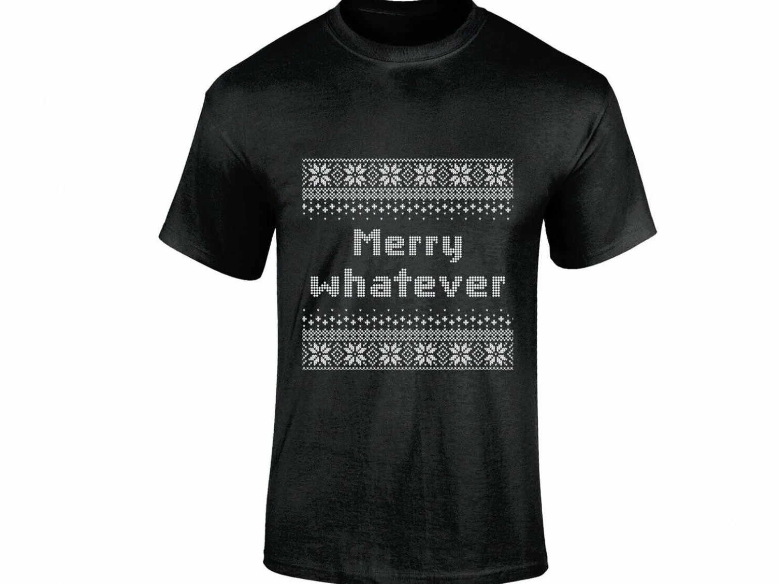 T-shirt med Egen Tekst - Julemotiv