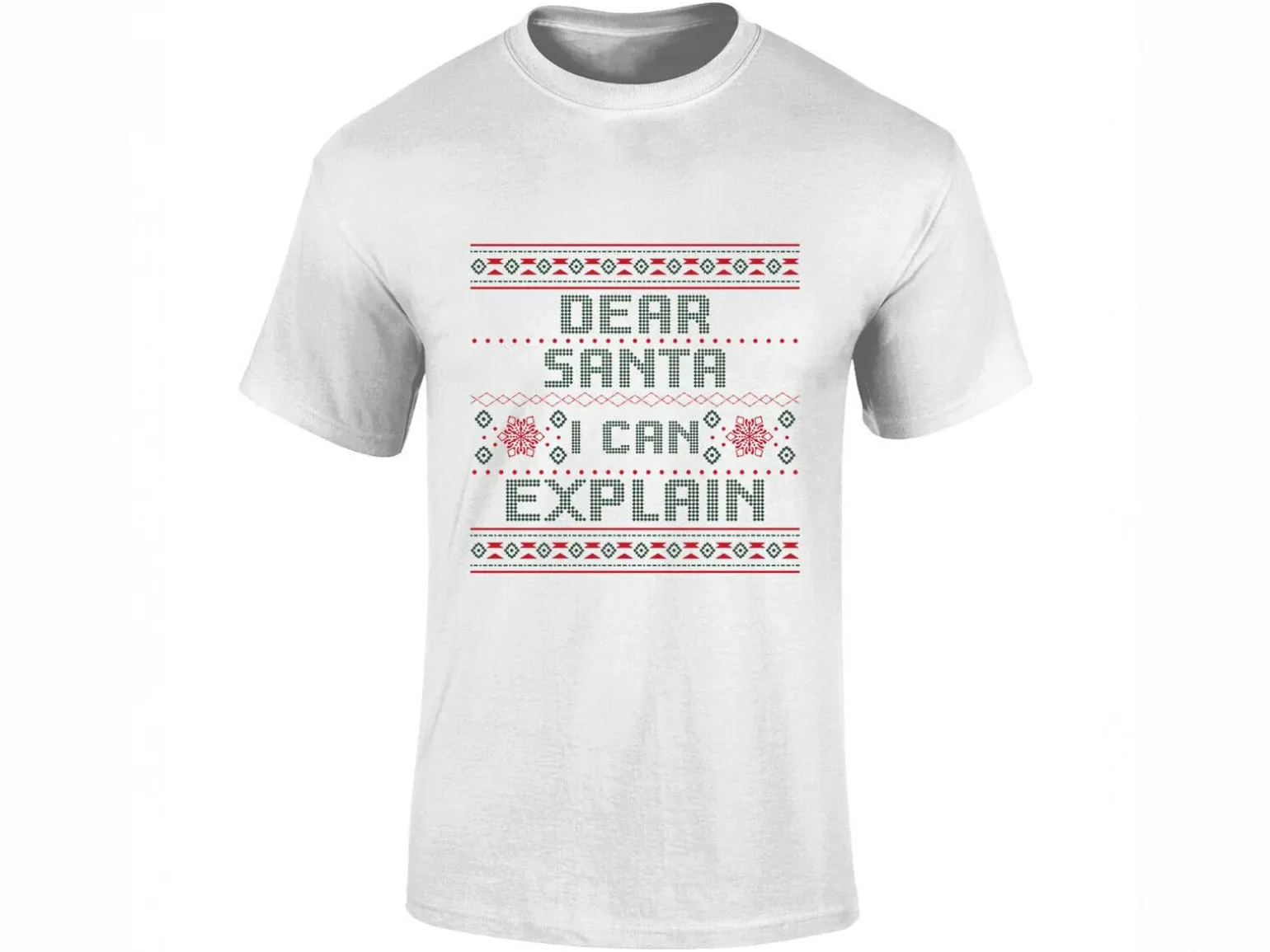 T-shirt med Egen Tekst - Julemotiv