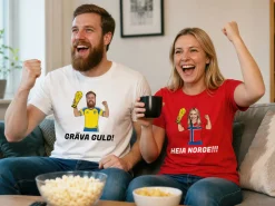 T-shirt med eget design - Fodbold-VM