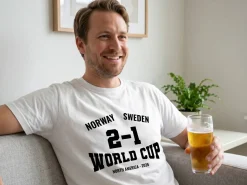 T-shirt med eget design - Fodbold-VM