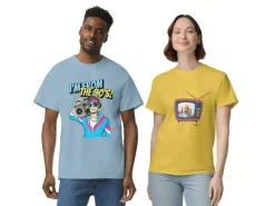 T-shirt med Eget Tryk - Retro Cartoon