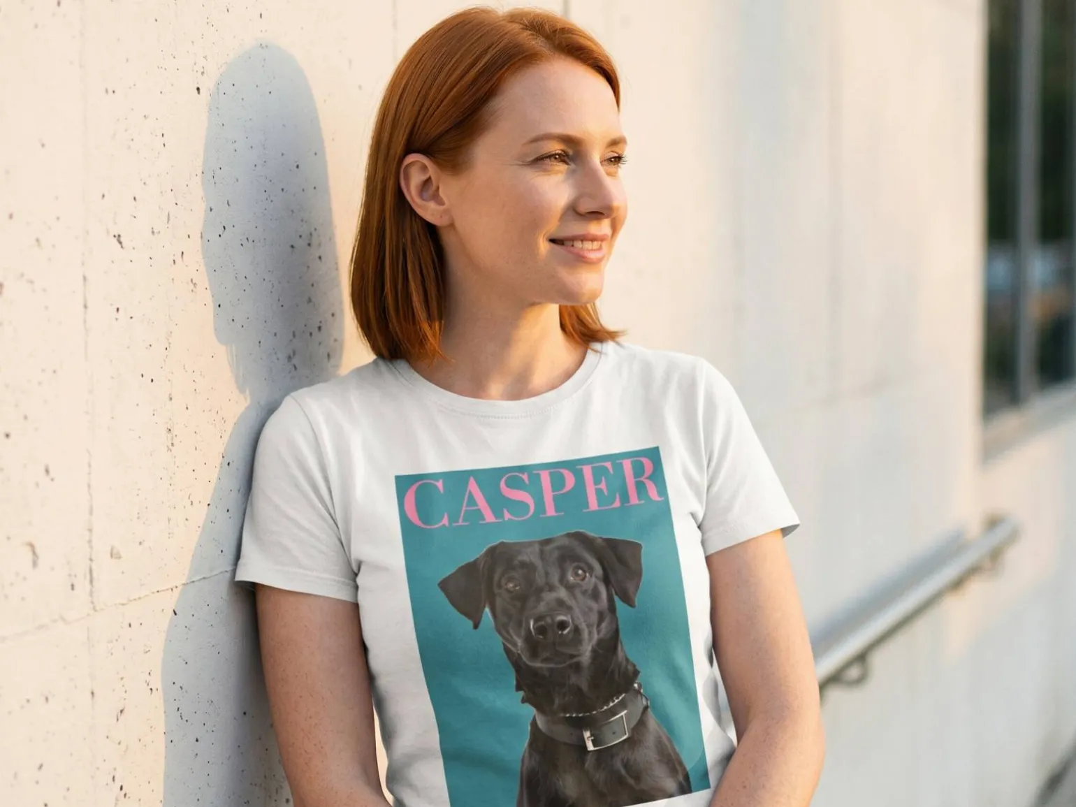 T-shirt med Foto - Kæledyr