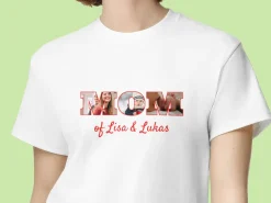 T-shirt med Foto & Tekst - Mom