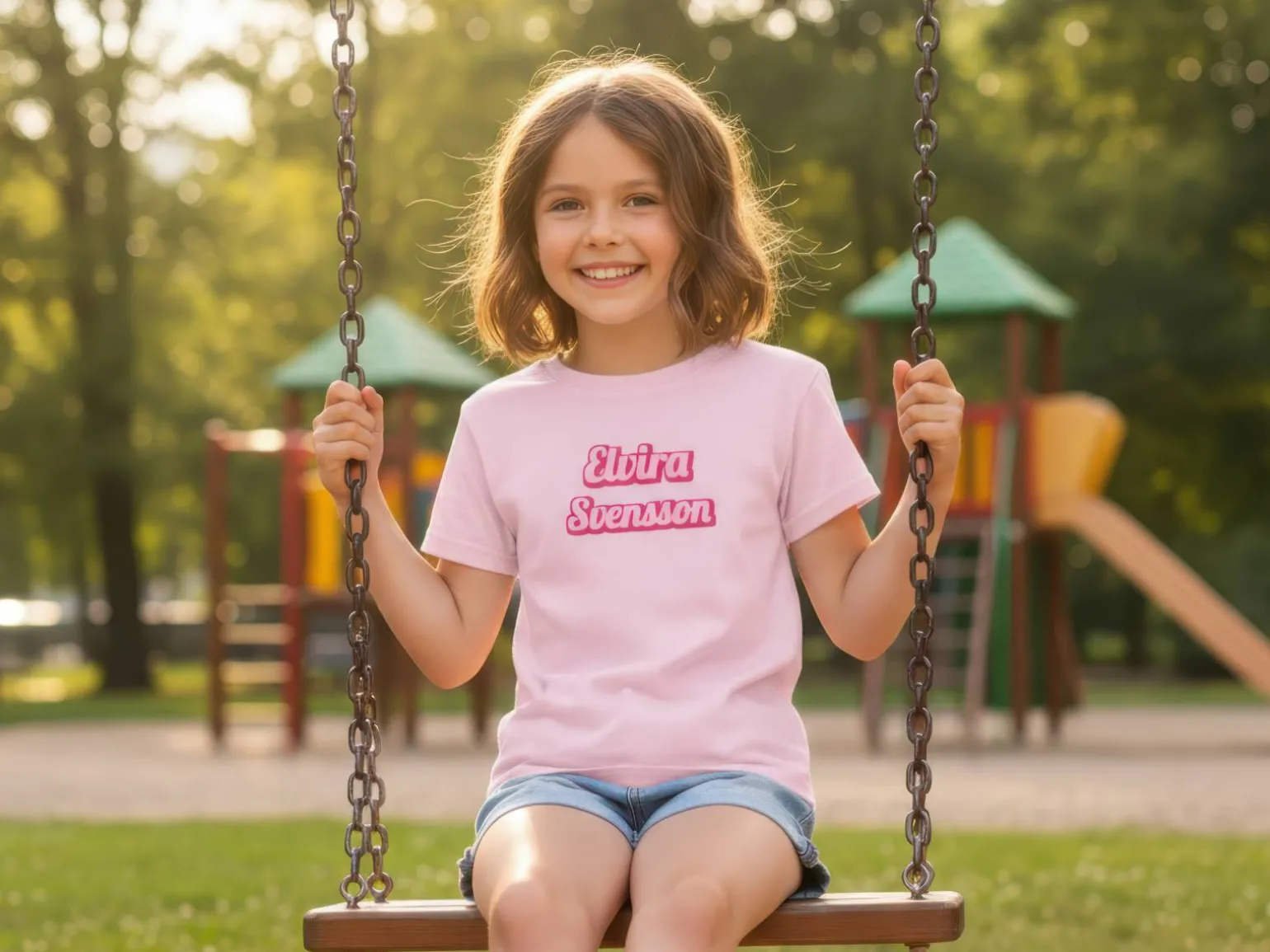 T-shirt til Børn med Egen Tekst
