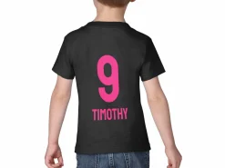 T-shirt til Børn med Egen Tekst - Fodboldtrøje
