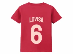 T-shirt til Børn med Egen Tekst - Fodboldtrøje
