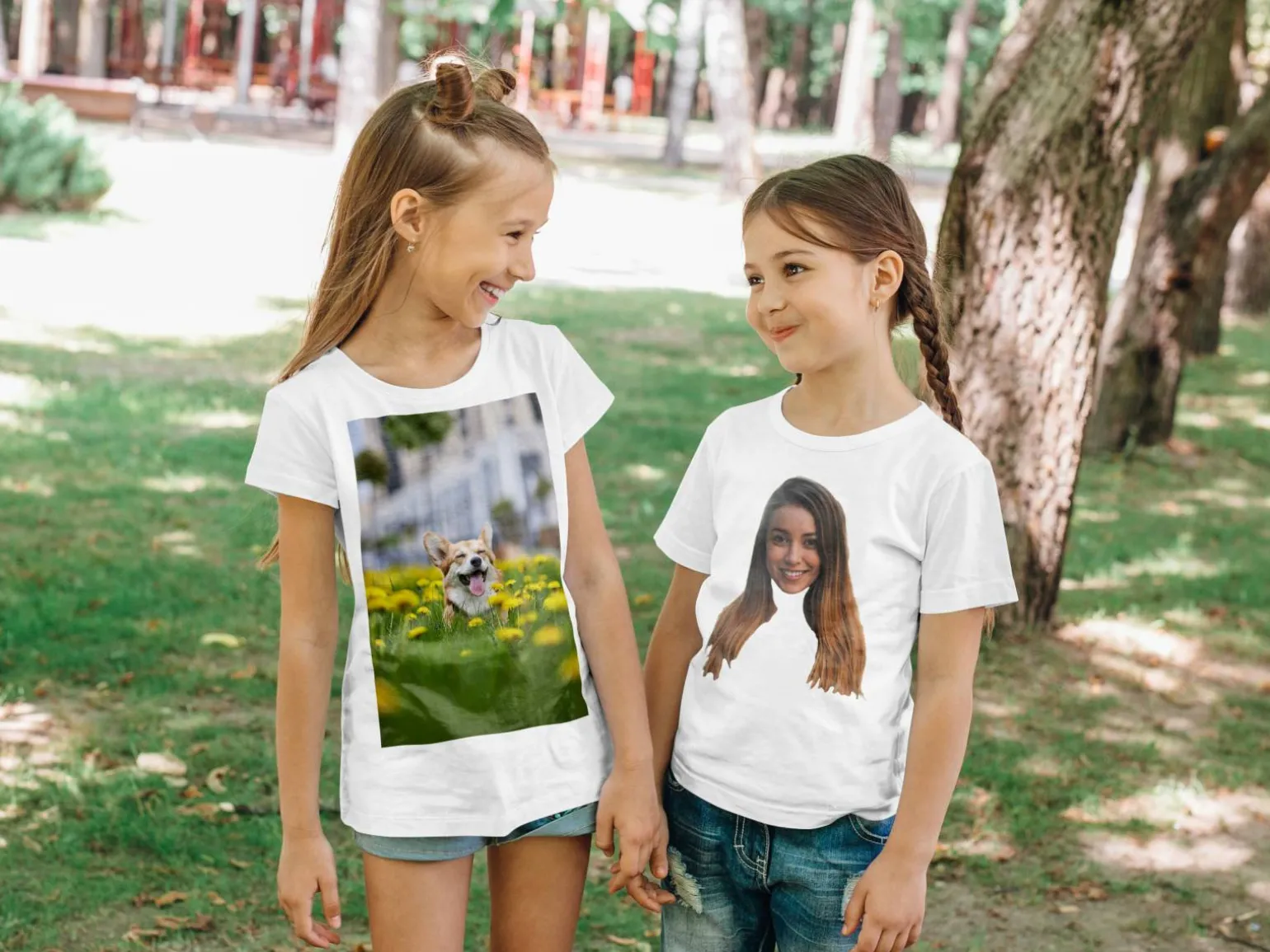T-shirt til Børn med Foto