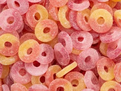 Tutti Frutti Rings Bland-selv slik i kasser 1,7 kg