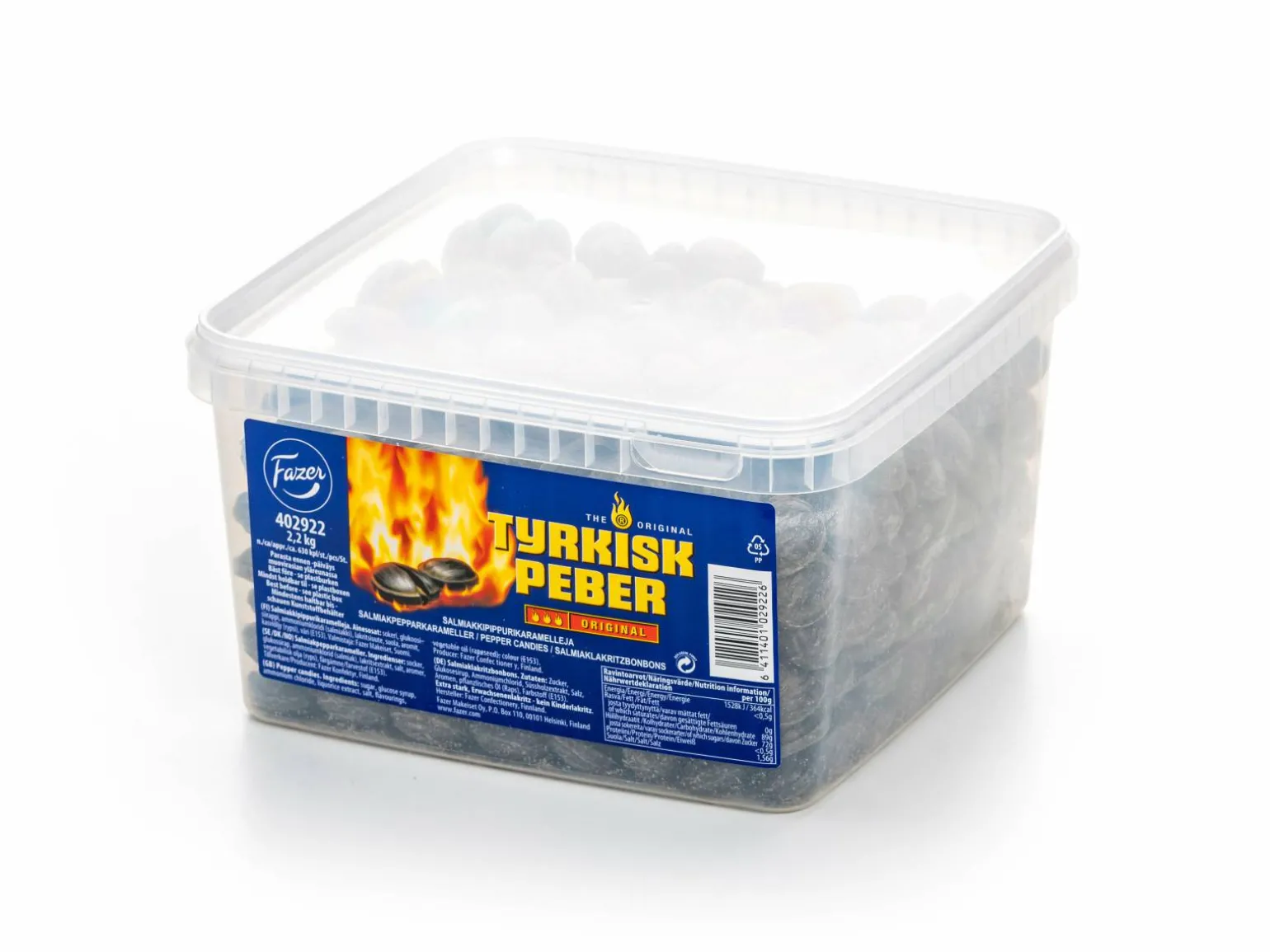 Tyrkisk Peber Bland-selv slik i kasser 2,2 kg