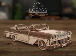 Ugears 3D-puslespil i Træ - Cabriolet
