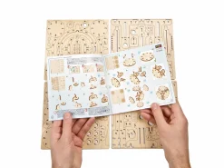 Ugears 3D-puslespil i Træ - Tilfældighedsgenerator STEM Lab