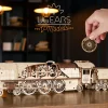Ugears 3D-puslespil i Træ - Tog