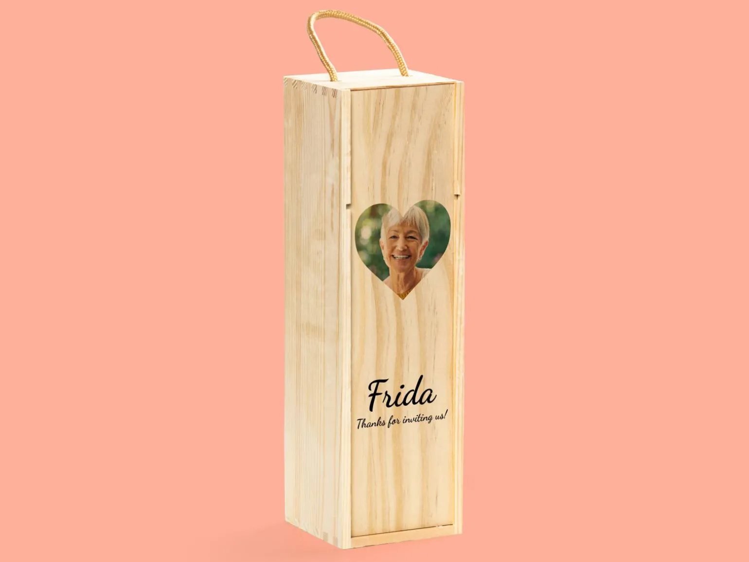 Vinlåda i Træ med Egen Design