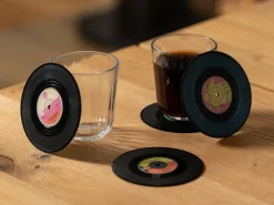 Vinylplader Glasunderlag 4-pak