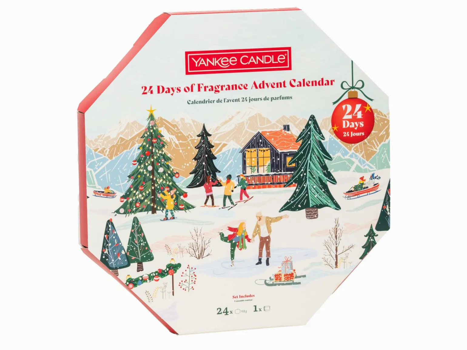 Yankee Candle Julekalender med Fyrfadslys