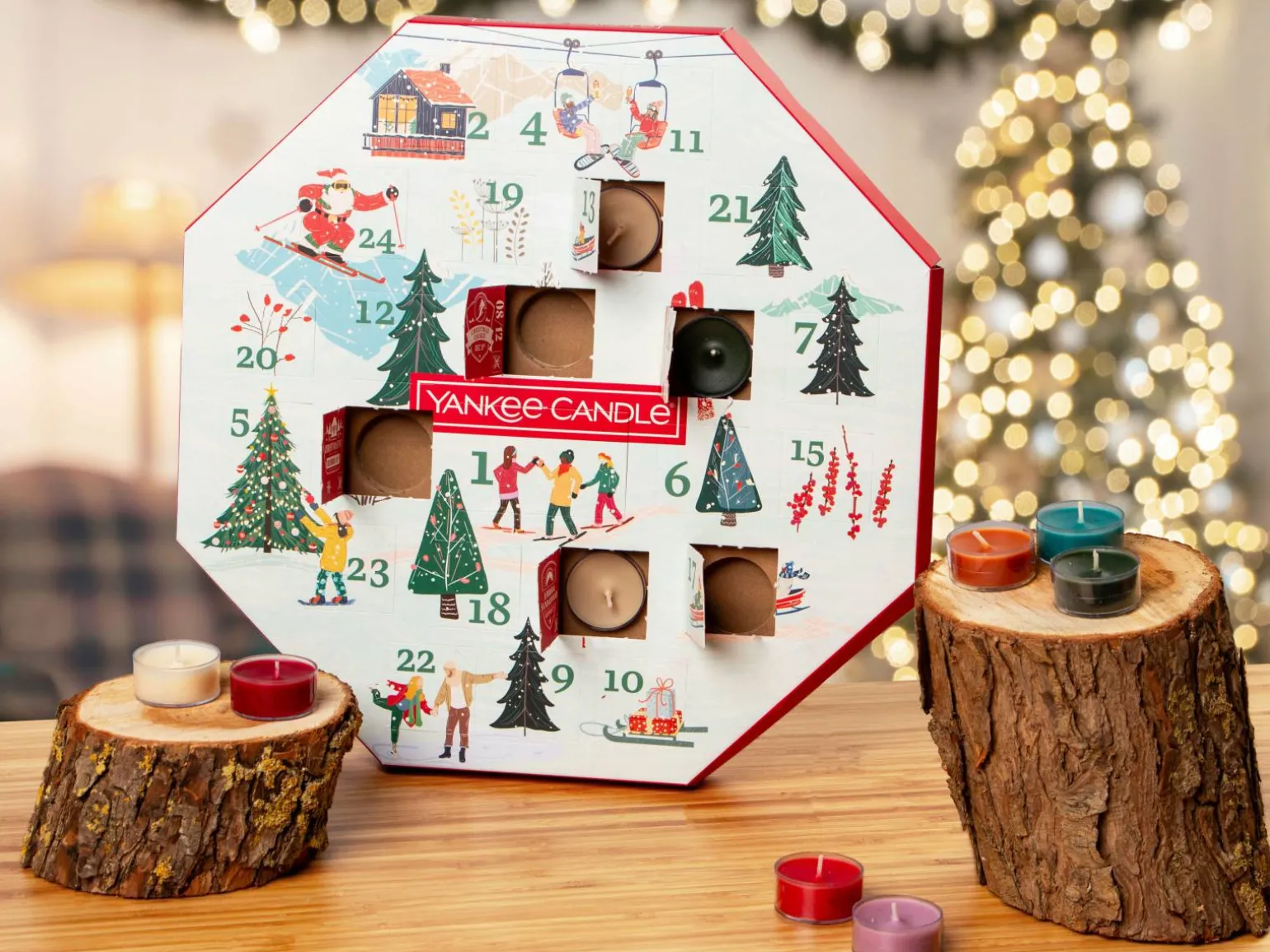 Yankee Candle Julekalender med Fyrfadslys